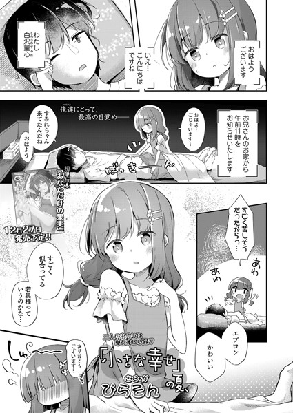 「小さな幸せ」の夏、